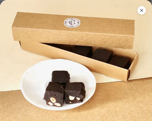 Chocolate Almond Fudge (6pc box)