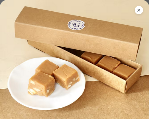 Cashew Cardamom Fudge (6pc box)